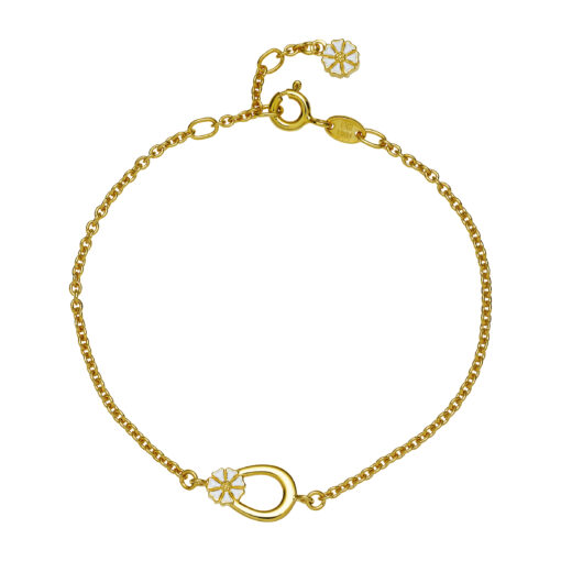 Lund Copenhagen-Marguerit armbånd dråbe 2x5mm